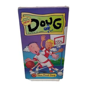 Vintage Doug - Slam Dunk Doug VHS 1997 Walt Disney Home Video 90s Nickelodeon